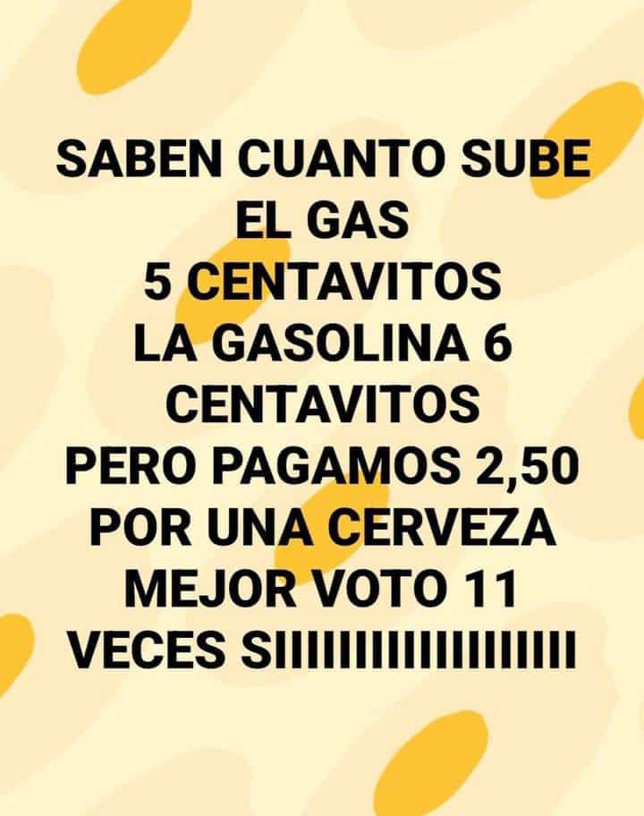 fmaritza's tweet image. TANTO ESCANDALO X NADA  ➡️ #VotaSinMiedo #VotaSí  😉