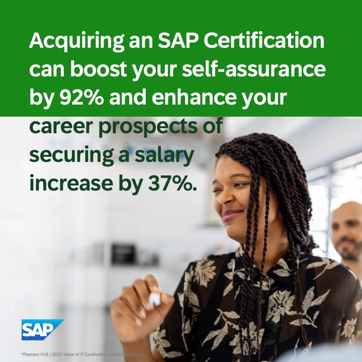 RytasV's tweet image. Studies confirm that having a proven IT expertise can help you in accelerating your career. Get ready to maximize your earning potential with SAP Certification. imsap.co/6017Z0lbx