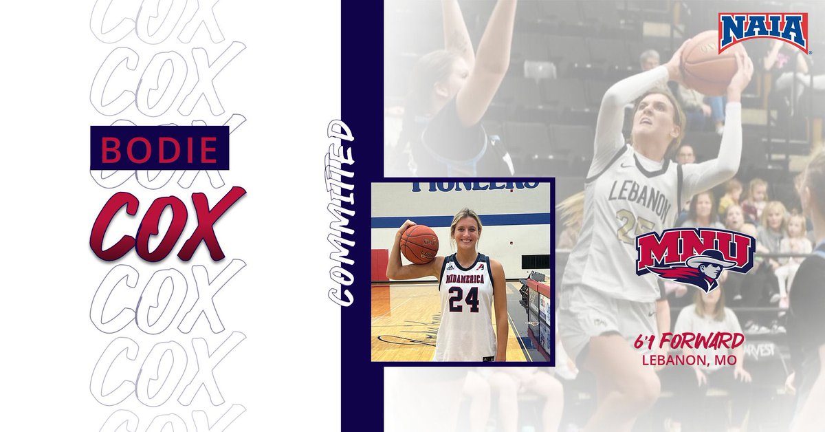 Our next ‘24 commit is Bodie Cox! We’ve been on her for a while and glad to add her to our Pioneer family! #feartheneer #teamnu #womensbasketball #basketball