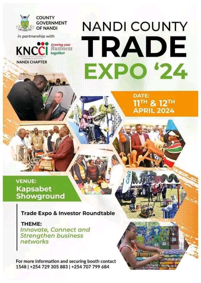 GODFREY KEVOLWE π°πͺ (@kevolwe_godfrey) on Twitter photo Exciting times ahead at the Nandi County Trade Expo 24! Join us for a showcase of local talent, innovation, and business excellence. Don't miss out on this opportunity to explore and support our vibrant community! <a href="/Nandi029/">County Government of Nandi</a> <a href="/kenya_chamber/">Kenya Chamber</a> <a href="/MoICTKenya/">Ministry of Info, Comms & The Digital Economy KE</a> #NandiTradeExpo24 Exciting times ahead at the Nandi County Trade Expo 24! Join us for a showcase of local talent, innovation, and business excellence. Don't miss out on this opportunity to explore and support our vibrant community! <a href="/Nandi029/">County Government of Nandi</a> <a href="/kenya_chamber/">Kenya Chamber</a> <a href="/MoICTKenya/">Ministry of Info, Comms & The Digital Economy KE</a> #NandiTradeExpo24