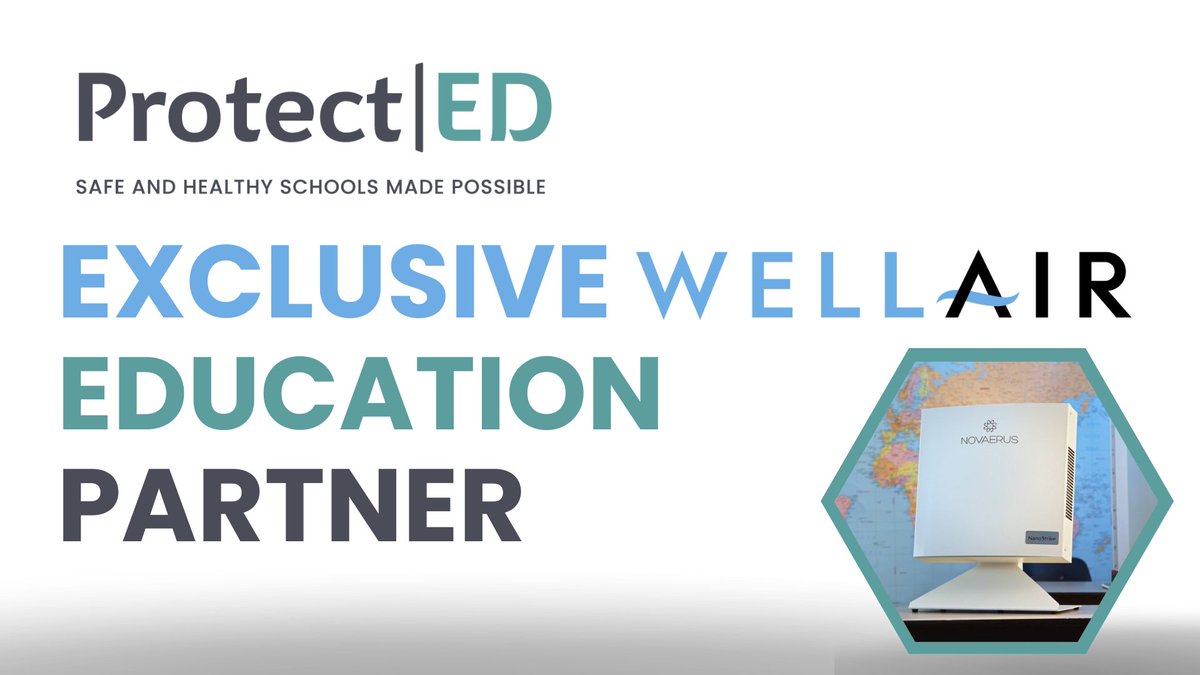 ProtectEd_K12's tweet image. #BIGNEWS Protect|ED Forges Exclusive Partnership with @WellAirInc to Boost Indoor Air Quality in Schools Across the Nation.   
Read More ➡️ protecteducation.com/news-press

#CleanAirInSchools
#ProtectED
#WellAir
#WellAirSolutions
#IAQ
#ItsThatImportant
#CleanAir