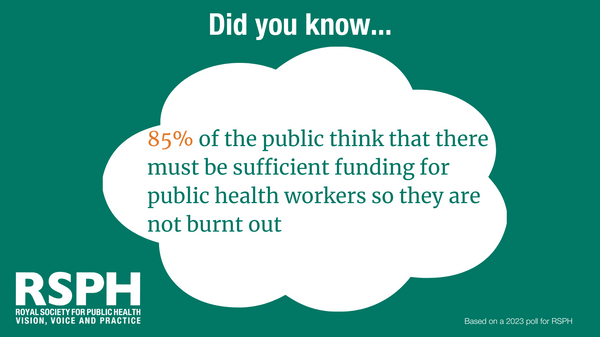 April is #StressAwarenessMonth! Not only is stress an issue for the health of the country, but we know from our work with the public health workforce that burnout is a real concern facing those who keep us healthy and safe. rsph.org.uk/our-work/campa…
