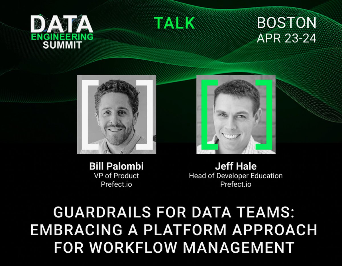 Need a reason to come to Boston besides the amazing bakeries in the North End? Join us at @_odsc's Data Engineering Summit on Wed 4/24 at 11am to hear from @BillPalombi and @discdiver on managing data pipelines like a platform. Sign up today! vist.ly/v4j2