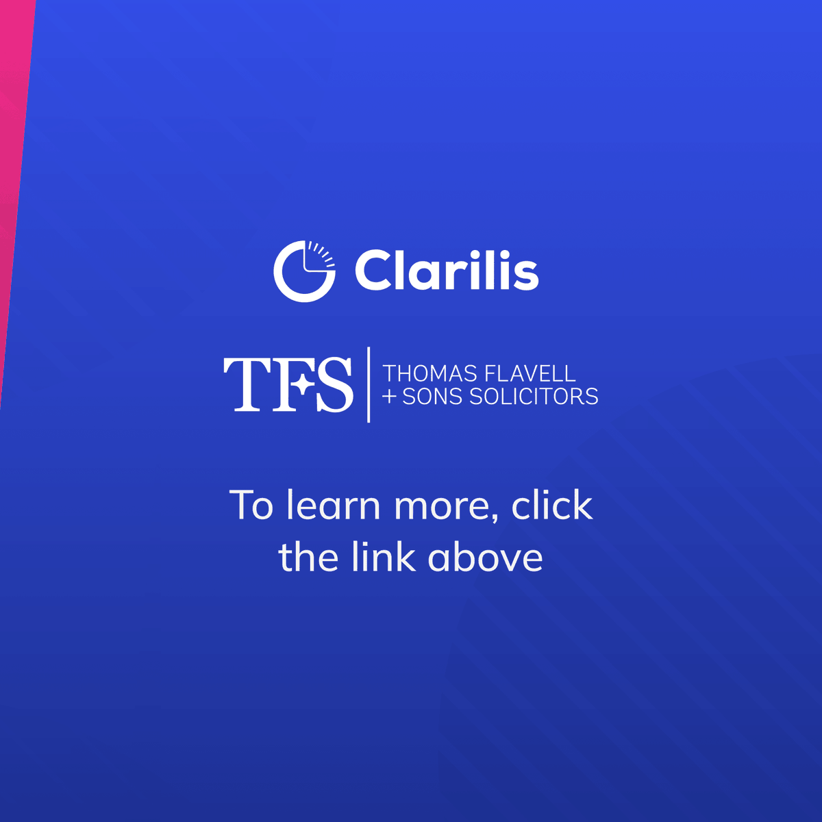 Clarilis real estate automations enable the Thomas Flavell property team to produce agreements faster, helping to protect profit margins and deliver a better client experience. 

Find out more about our solution for commercial real estate lawyers here: 👉 clarilis.com/products/real-…