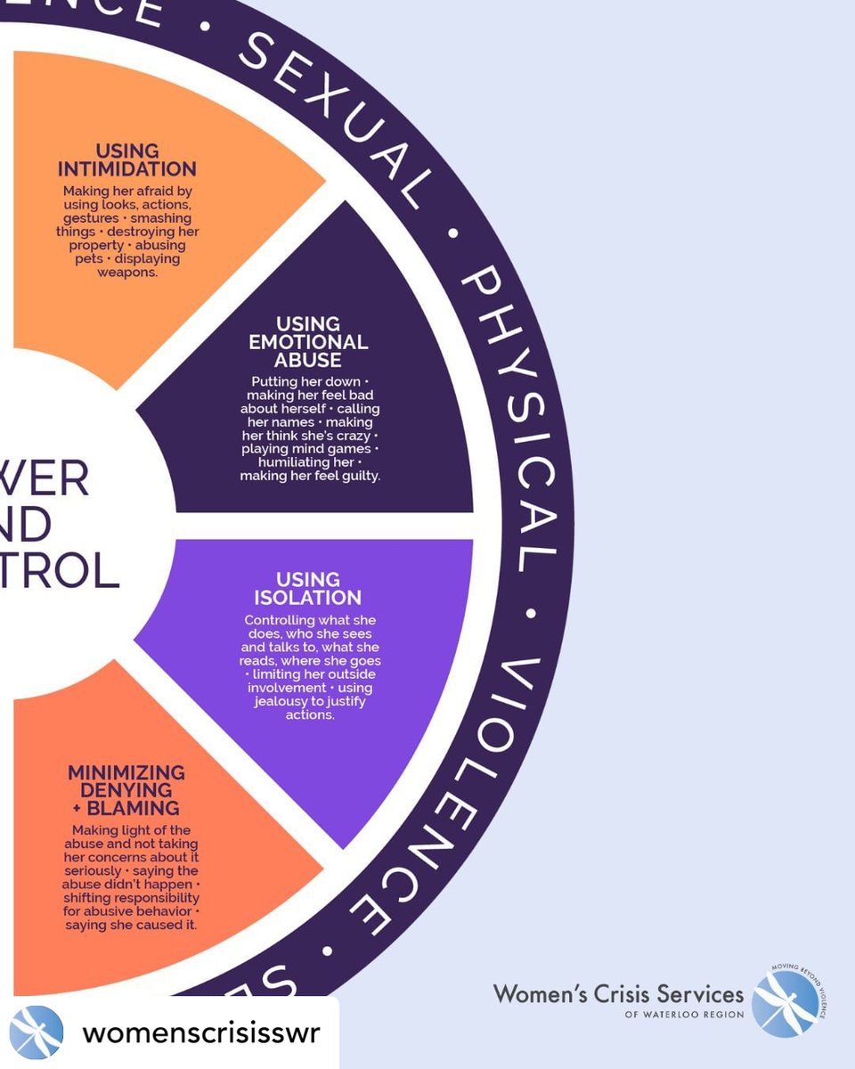 crisisontario's tweet image. Thank you to @womenscrisisswr for sharing.
#PowerAndControl #UnhealthyRelationships #dvawareness