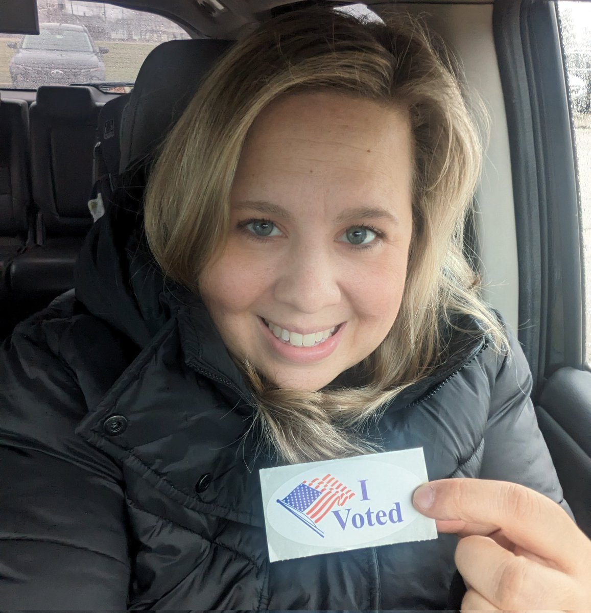 JKHomestead's tweet photo. Voted on this rainy day in #Wisconsin! πΊπΈ #Trump2024 #WisconsinPrimary https://t.co/Kf7EU9VAUG