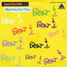 Happy Anniversary 'Save it for Later' released April 2nd 1982 The song was released as a single from the band's third and final studio album, Special Beat Service (1982). @dave_wakeling