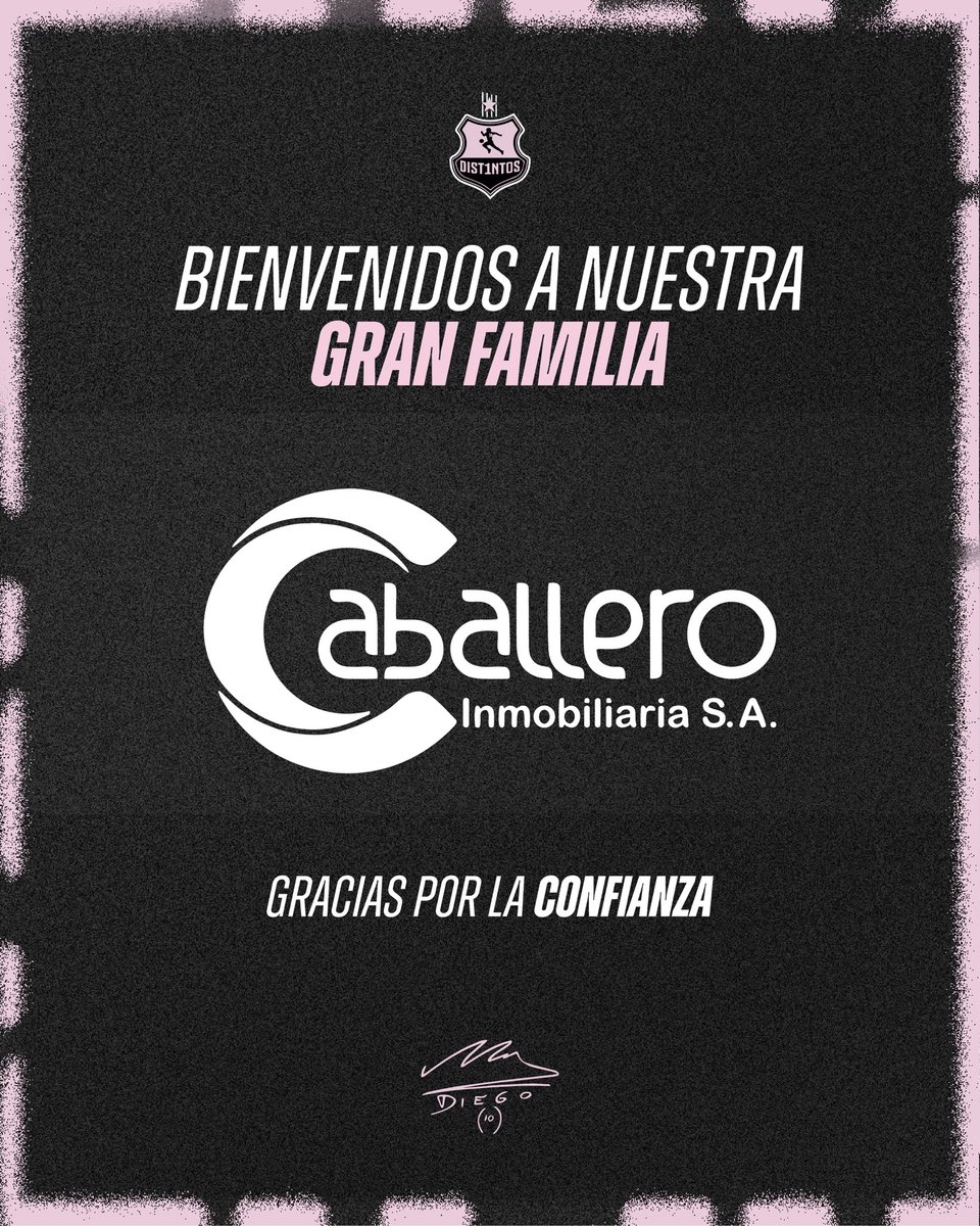 ¡Bienvenidos! 🤝🏼

A partir de la temporada 2024, 𝙄𝙣𝙢𝙤𝙗𝙞𝙡𝙞𝙖𝙧𝙞𝙖 𝘾𝙖𝙗𝙖𝙡𝙡𝙚𝙧𝙤 se unirá a nosotros en la búsqueda de nuestros objetivos establecidos.

📎 zurl.co/7TGi

#Distintos2024
#AlRivalHayQuePisarlo