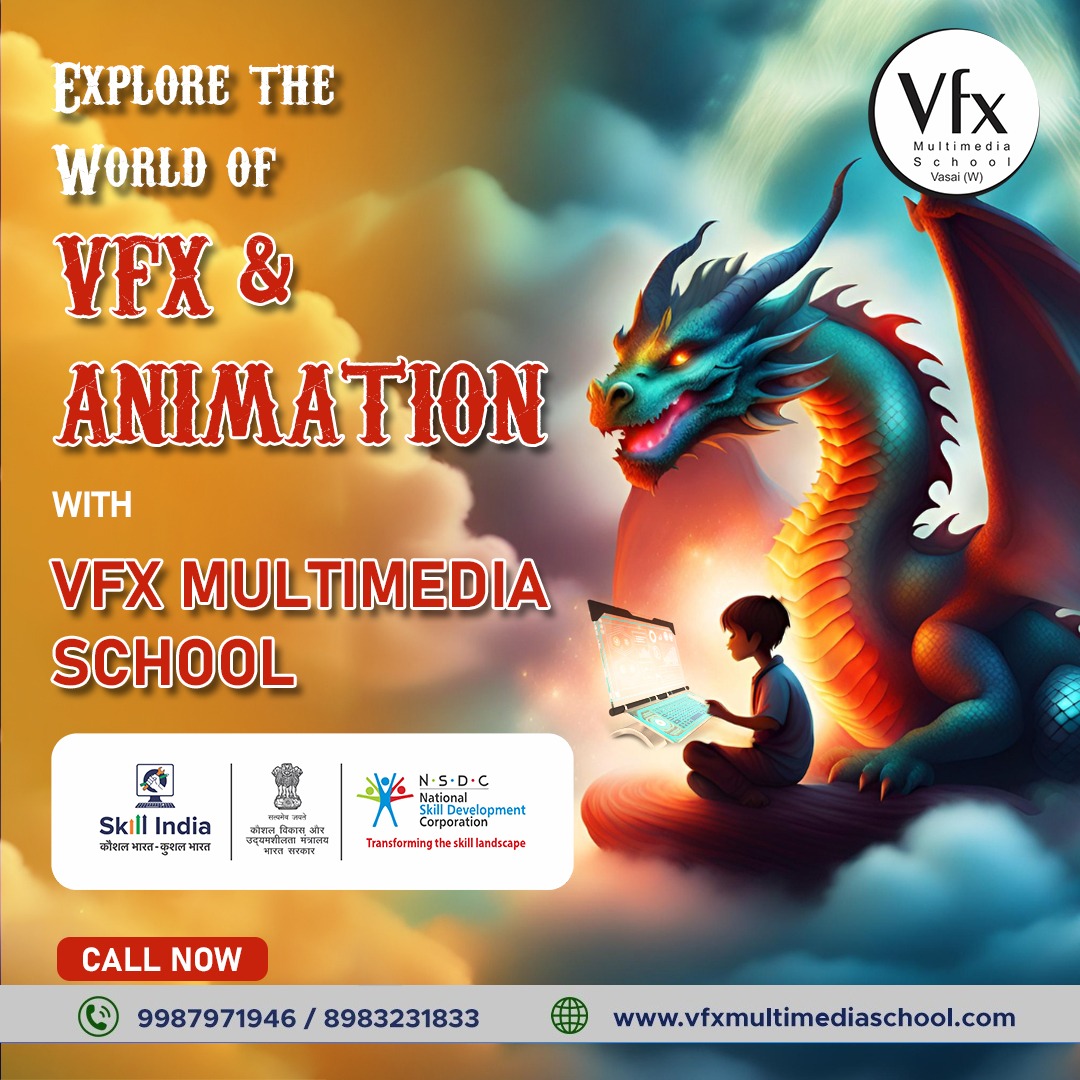 #vfxmultimediaschool #bestmultimediainstitute #vasai #multimedia #graphicdesign #animation #videoediting #photographyinstitute #vfx #webdesign #adobe #motiongraphic #animation #career #housewives #students #professionals #crashcourse #aftereffect #premiere #photoshop