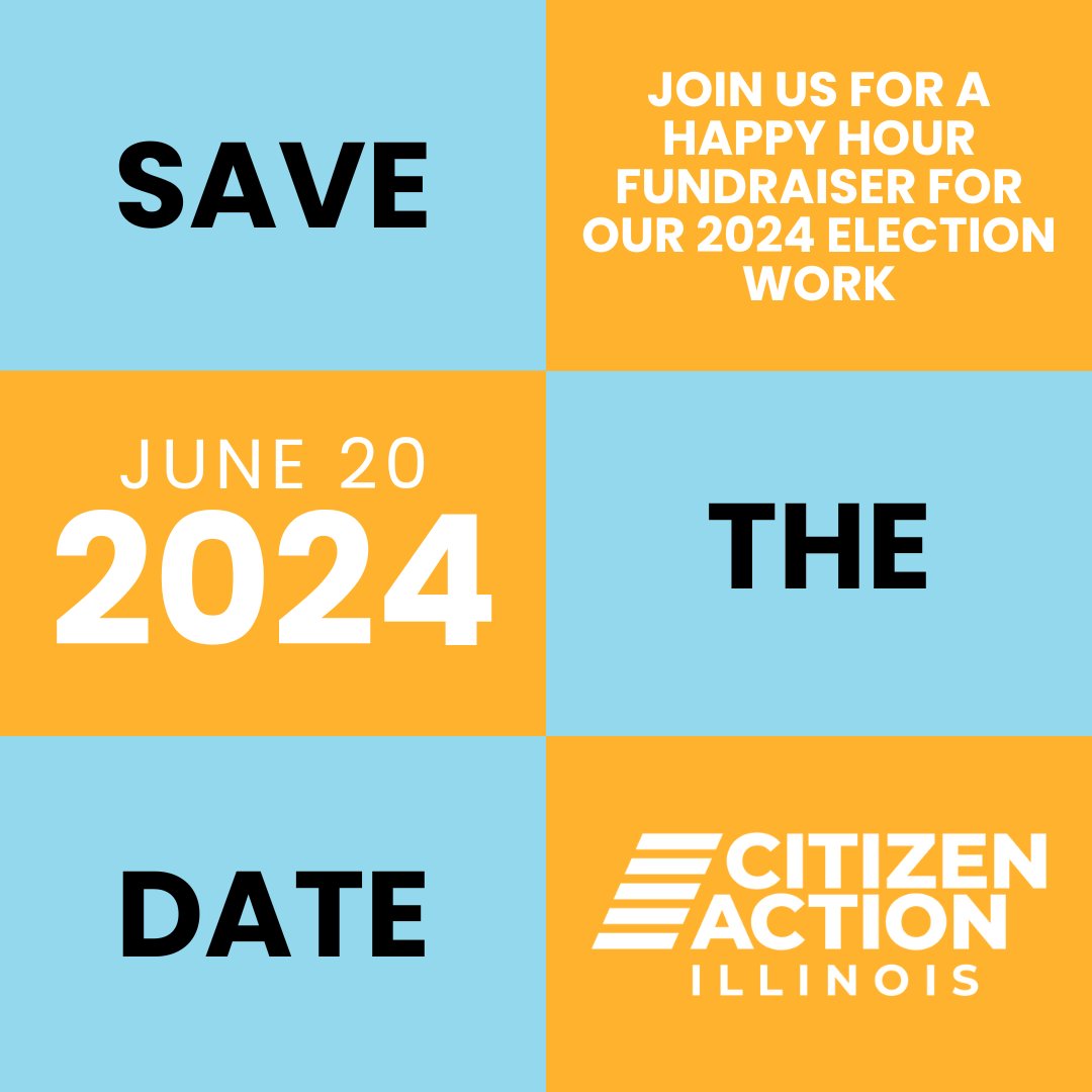 Mark your calendars 🗓️ We will be hosting a happy hour fundraiser on Thursday, June 20th to support our election work this fall. More details to come soon!