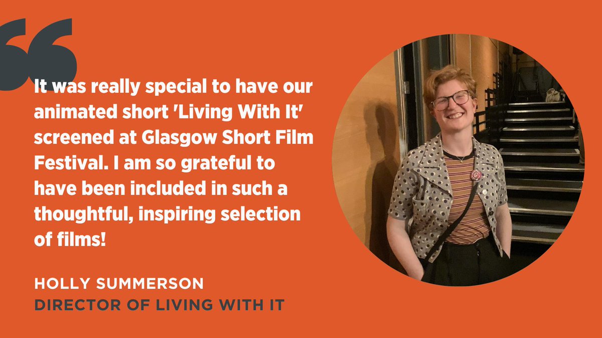 This year's @GlasgowShort included a great range of films, including Living With it, which was supported by @screenscots via @shortcircscot. We spoke to director and animator Holly Summerson, who was delighted that Living With It was screened as part of the festival.