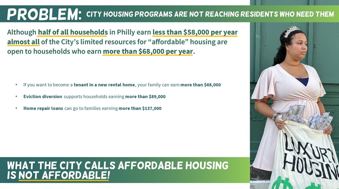 PCAC (@phillystaysput) on Twitter photo .<a href="/philadelphiagov/">City of Philadelphia</a> needs to produce and preserve truly affordable homes.
What it calls affordable simply is not. 60% of low-income households do NOT have an affordable housing option.
Learn how this can change thanks to the NEW Housing Justice Campaign: ow.ly/wmhs50QWIQb .<a href="/philadelphiagov/">City of Philadelphia</a> needs to produce and preserve truly affordable homes.
What it calls affordable simply is not. 60% of low-income households do NOT have an affordable housing option.
Learn how this can change thanks to the NEW Housing Justice Campaign: ow.ly/wmhs50QWIQb