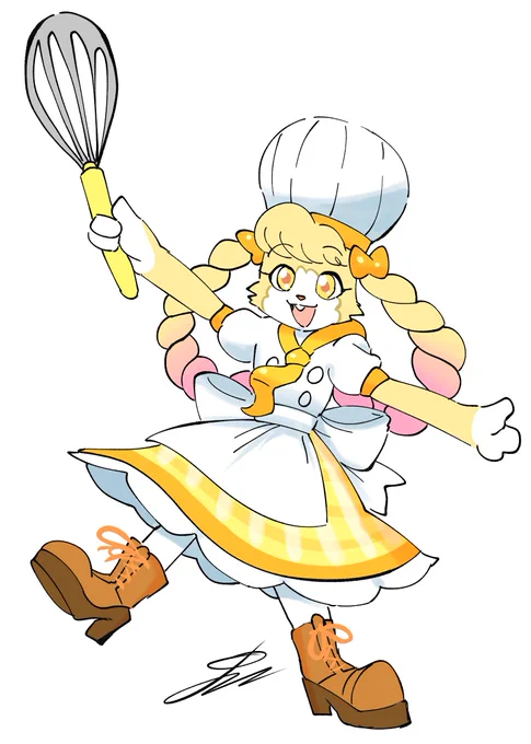 Akari will be a patissiere!Actually, I will post another one that I could not post due to the number of days.If Mikey is good at cooking pizza, Akari's specialty is making pastries! 