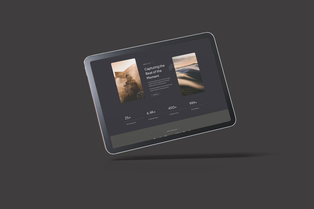 starterdevinc's tweet image. FotoFrame! The website template for photographers, visual artists, and creative professionals. Offering an interactive, responsive, and captivating theme to showcase and elevate your visual storytelling. 📸✨   

Live Website - fotoframe.starterdev.io