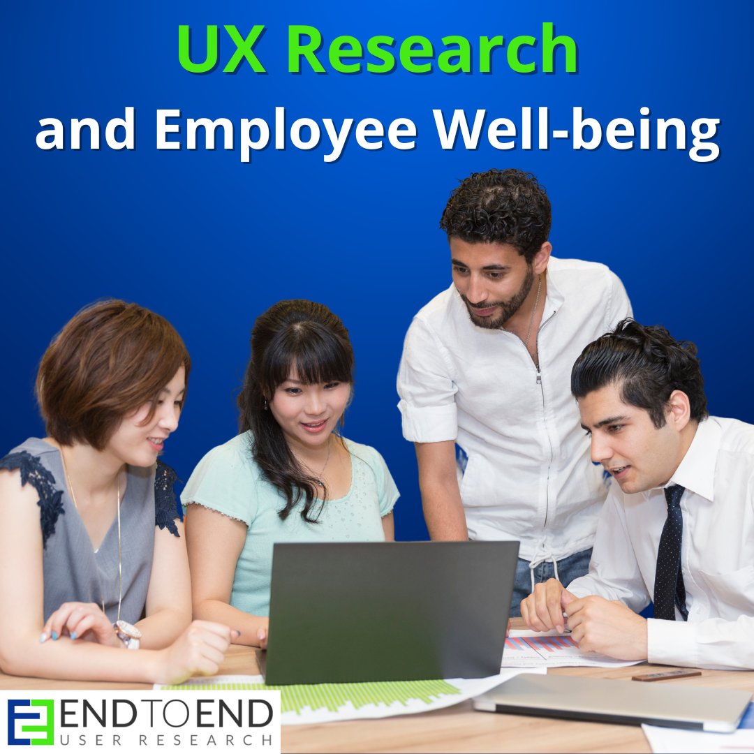 #UXresearch plays a pivotal role in enhancing employee well-being within organizations by providing valuable insights into the user experience of internal systems, tools, and processes. 

Learn more about End to End User Research by visiting our website using the #linkinbio.