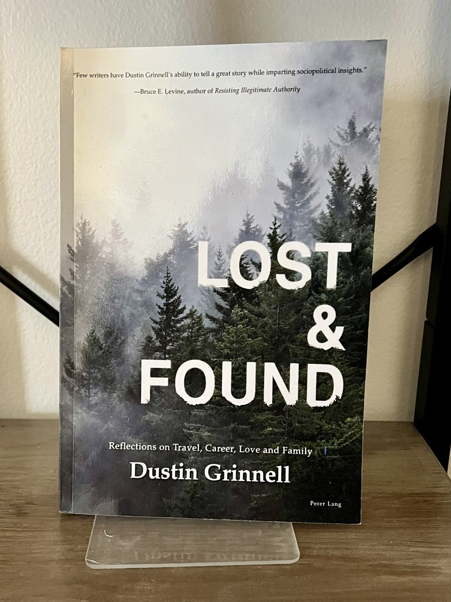 Lost & Found, my new collection of essays, was rejected by over 100 publishers over the course of 3 years. But one publisher, @PeterLangGroup, took a chance on the book, which The US Review of Books just called a recommended read. rb.gy/c5rszq