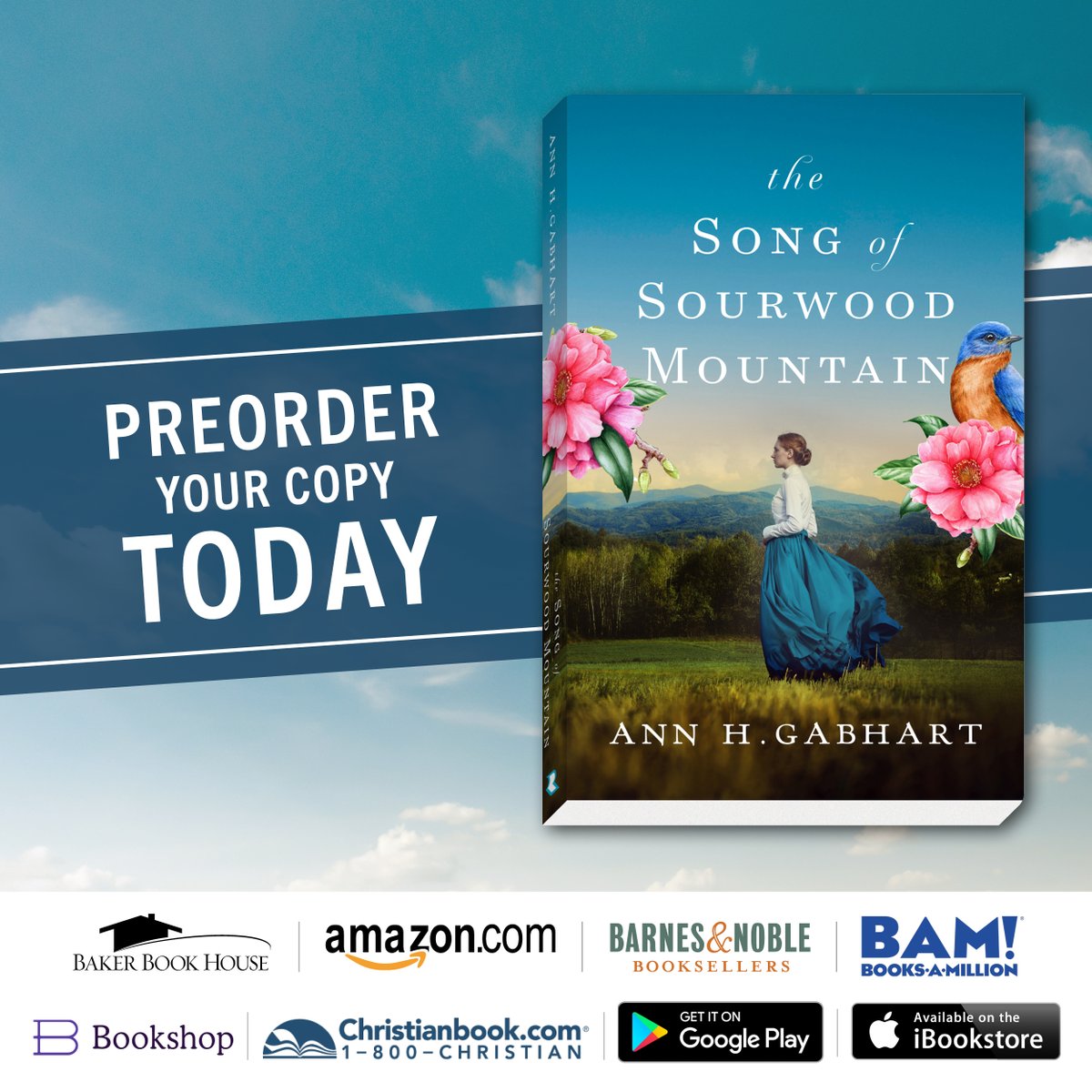 Only a little over a month before the release of my new Appalachian story, The Song of Sourwood Mountain. You can pre-order a copy now and be ready to go to Sourwood on May 7th for a story. #TheSongofSourwoodMountain #HistoricalRomance #Appalachianfiction @RevellBooks