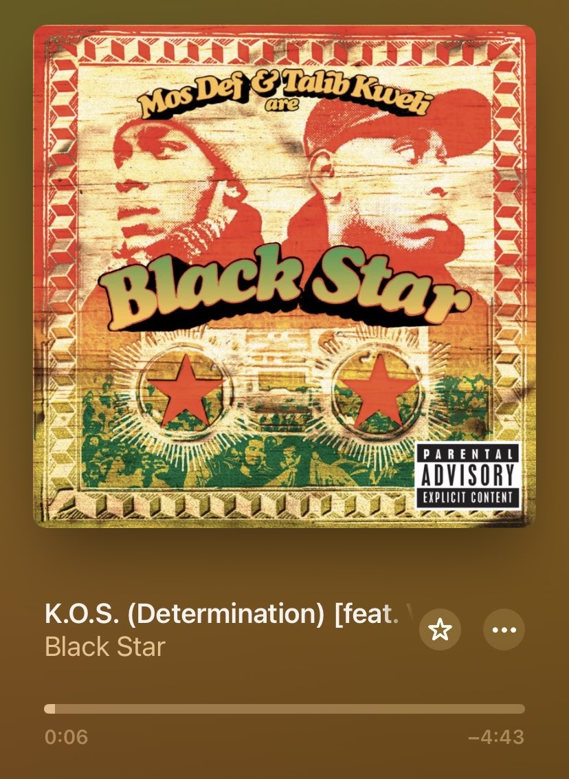 I’m in my feelings, #THISrightHere.. #ClassicHipHop.. #TheEntireAlbum.. #BlackStar
