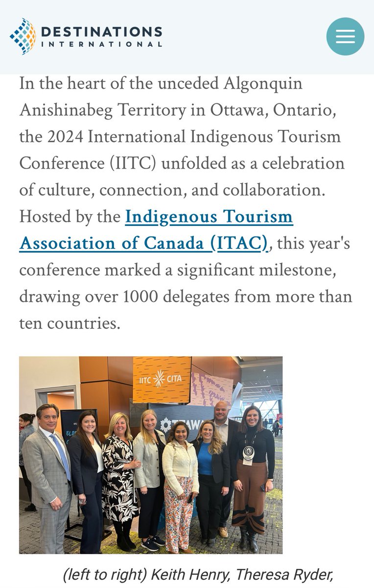 On route to represent Indigenous Tourism Association of Canada at the Destinations International CEO conference in #Boston this week. We continue to build relationships with Destination Marketing Organizations and the #tourism industry on behalf of Indigenous tourism businesses…