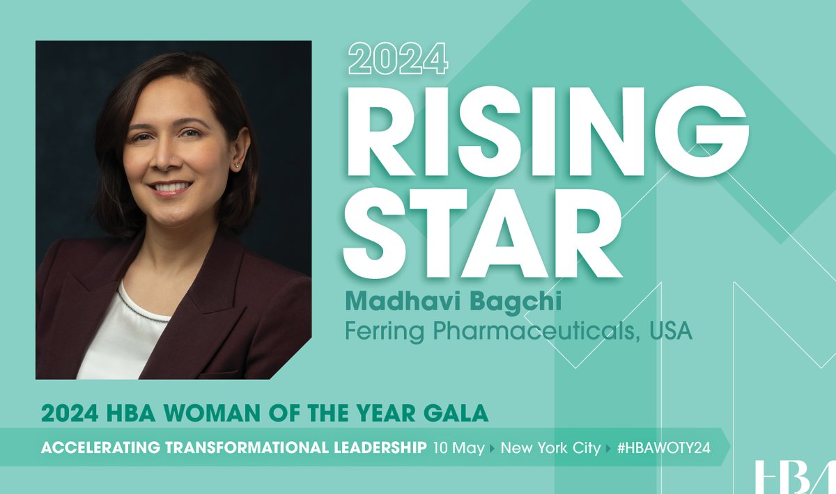 Congratulations to Director, Global Marketing, Reproductive Medicine and Maternal Health at Ferring Madhavi Bagchi on being recognized as a 2024 Rising Star by @HBANet. Your dedication to healthcare innovation is truly inspiring. #HBAWOTY24 #HBAimpact bit.ly/3SPDNVX