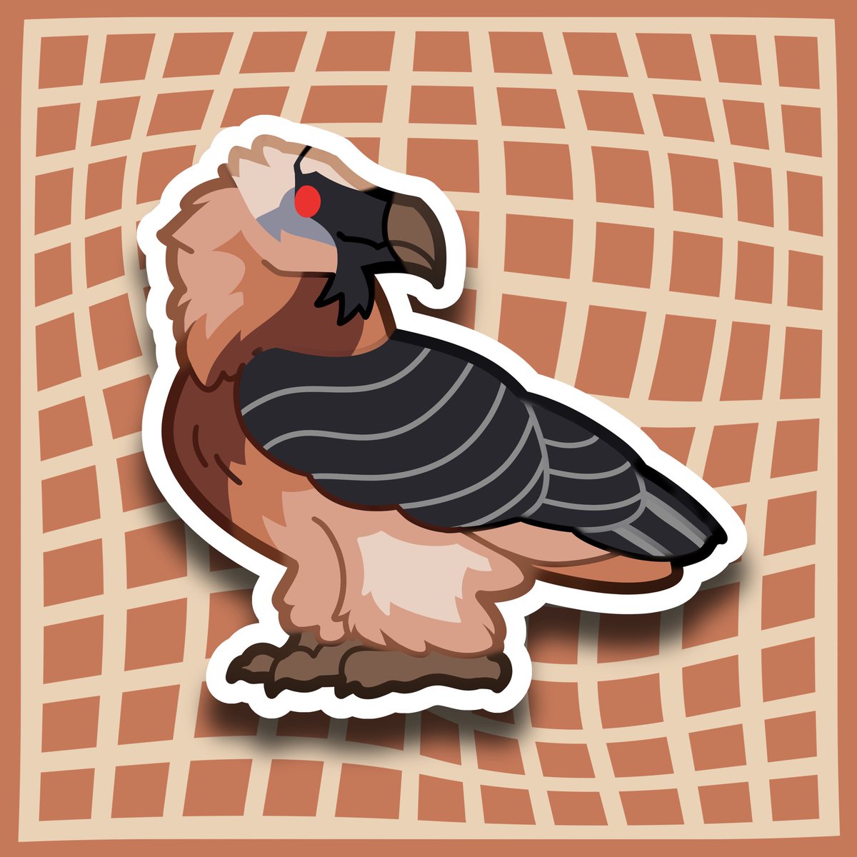 Day 33 of Bird-A-Day! The Bearded Vulture!