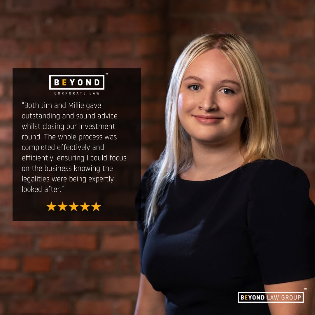 It’s Testimonial Tuesday! This week we have a brilliant review for @BeyondCorpLaw’s Jim Truscott and Millie Brookes! Great work from our Corporate Team as always 👏 #corporatelaw #manchester #northwest #review #testimomialtuesday
