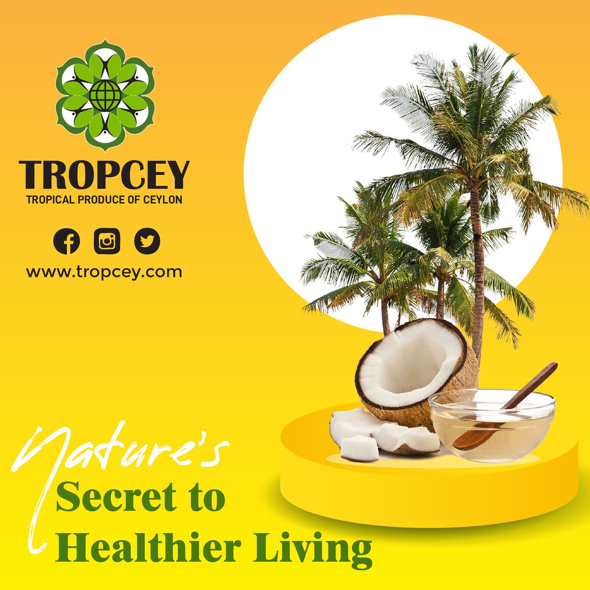 Nature's Secret to Healthier Living...😊
#naturessecret #healthierliving #tropceyexport #madeinsrilanka #coconutoil #coconutwater #coconutmilk #coconutchips #coconut #coconutproducts #coconutindustry #tropical