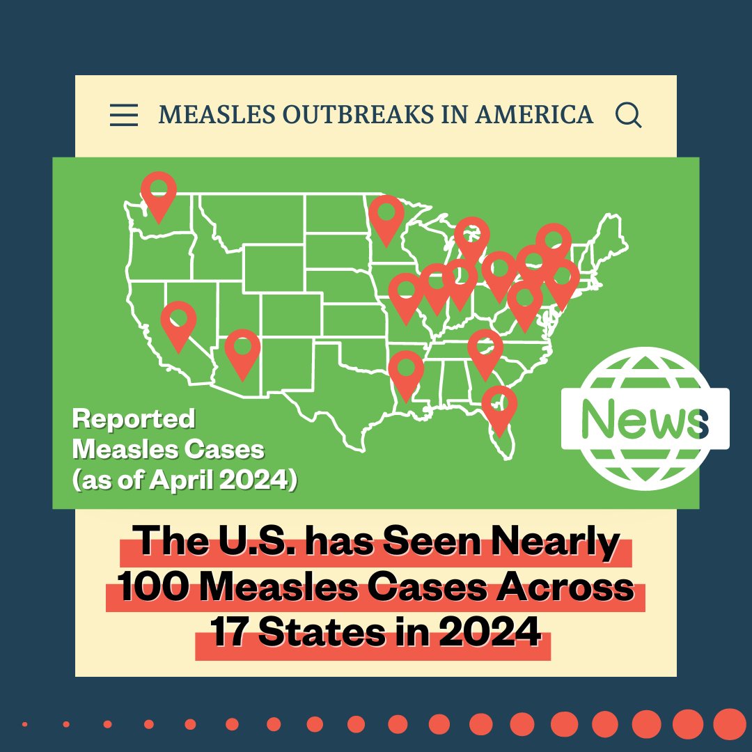 The U.S. was declared measles-free in 2000, but has seen over a dozen outbreaks this year due to decreasing vaccination rates and rampant misinformation. Now more than ever, it's crucial that everyone understands the importance of #VaccinesForAll to prevent further outbreaks.