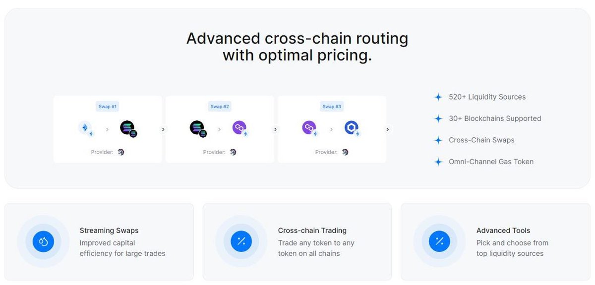 ThorTrades8's tweet photo. Nr 8. @Defispot $SPOT

My favorite DEX 💙

Why? Because I can swap any token to any token there.
I frequently use it to swap between chains so I don't have to use multiple bridges, exchanges, find routes etc.

🔵 30+ blockchains supported
🔵 520+ Liquidity sources
🔵 Soon limit orders

More info with trade examples here:
https://t.co/7gmdACZw2U

If you are trading on DEXs regularly I advice you to tried out @Defispot and you'll be hooked. They also have a #Airdrop going on. With the launch of $Spot happening soon the airdrop might be worth farming 👀