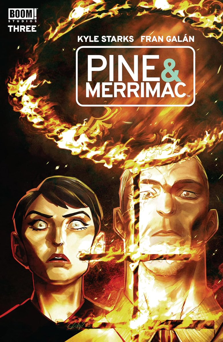 @TomTaylorMade @lukmeyer30 @fxstudiocolor @sispurrier @TomKingTK @GuillemMarch @ryanqnorth @nemafronspain @aburtov @jedmackay @AlesCappuccio @rachellecheri 26/Pine & Merrimac#3 from @TheKyleStarks and @Fran_Galan_art this series is gorgeous to look at and so cute to read, a pair of very much in love private investigators have gotten themselves caught up with a cult! Lovely dialogue and a visual delight.