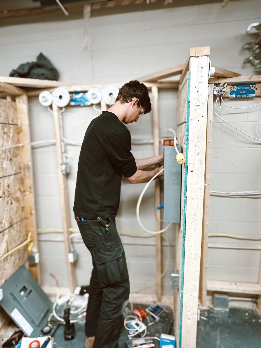 Congrats to all students at Huntsville High's skills qualifier! 1st place winners move on to Provincials in May: Matt MacKinnon (Brick Masonry - HHS), Dom Vanderzwet (Cabinetmaking - I.E. Weldon), Wil Sinclair (Electrical - HHS), Cade Hrbak (Plumbing - HHS)! Thanks to sponsors!