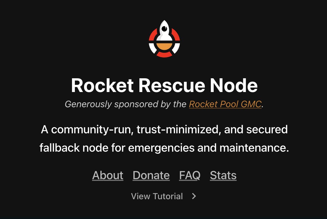 The Rocket Pool Grants Committee just extended funding to the public goods project, Rocket Rescue Node, for expanding its services to solo stakers. This initiative underscores the DAO's commitment to aligning with decentralized values and the solo staking community.