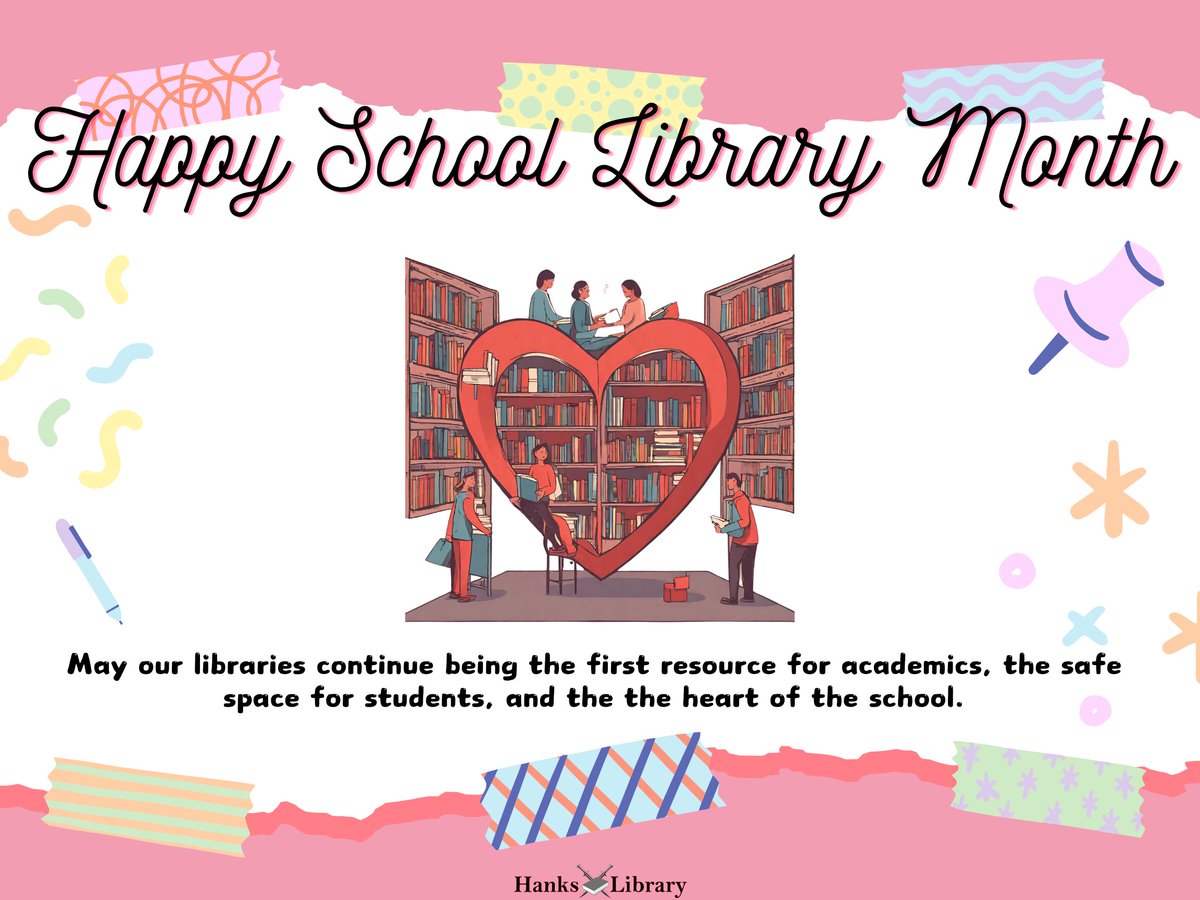 Happy School Library Month to all the amazing libraries out there! @YISDLibServices