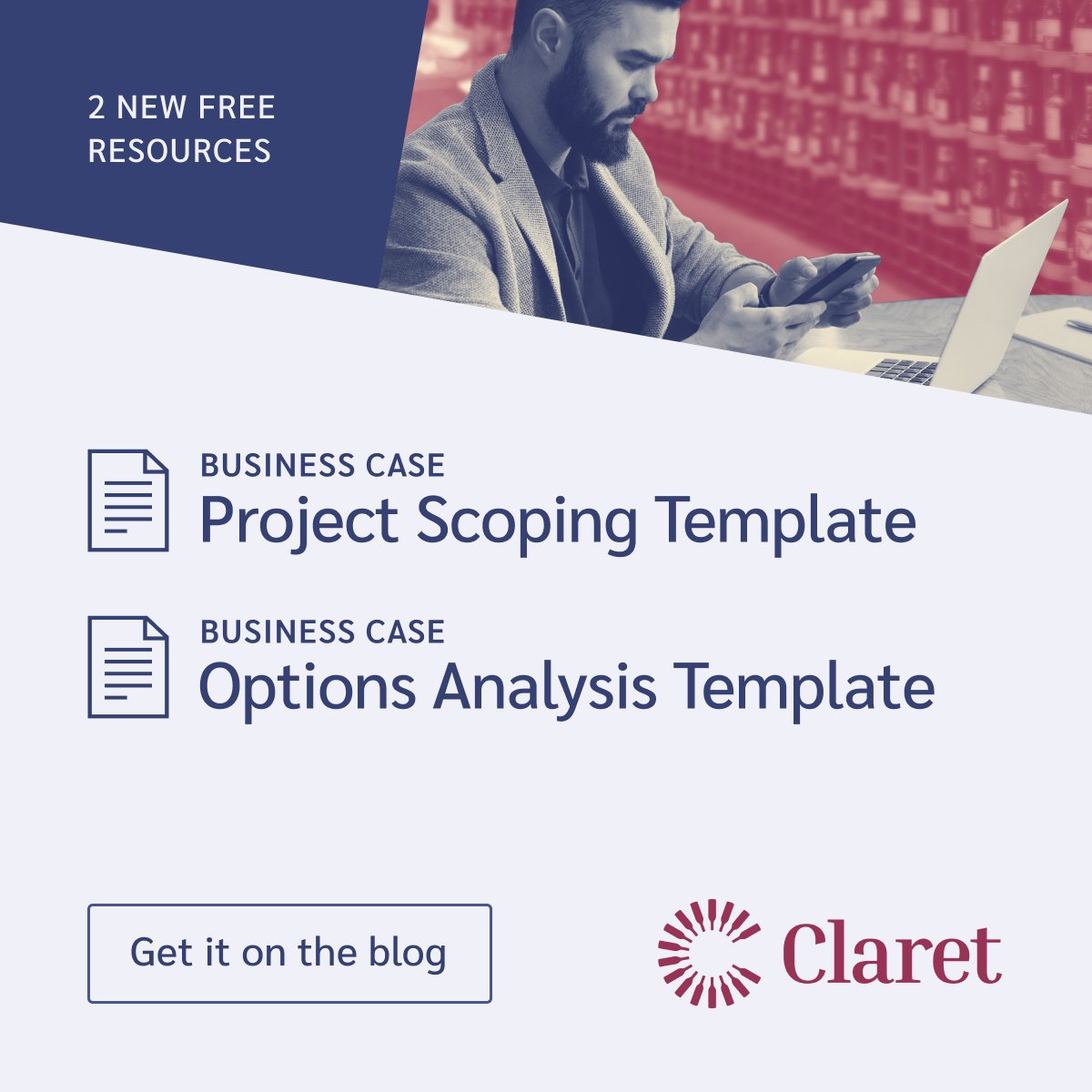 New resource alert! 🚨 We've just added two free docs to our article:
📝 Project Scoping Template and Options Analysis Template

Dive into these tools:
claret.la/3VJGpYe

#BevAlc #TechTransformation #BusinessCase #Innovation #StakeholderEngagement #ClaretSolutions