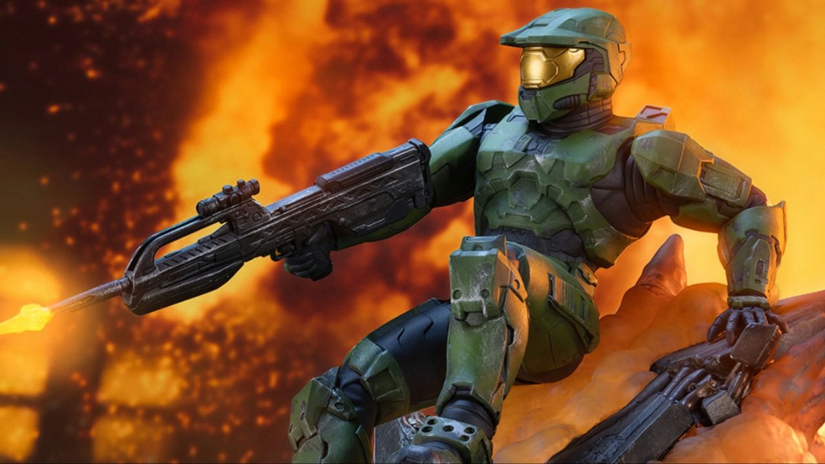 Halo 2 turns 20 years old in 2024, and Dark Horse is celebrating that milestone with the release of a dynamic new Master Chief statue. bit.ly/3TJNvtq