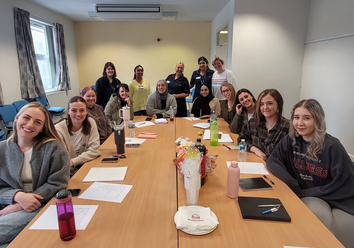 A very warm welcome to our newest cohort of @CHFTNHS midwives. A lovely morning with lots of smiles and laughter, it's wonderful to have you all on board.