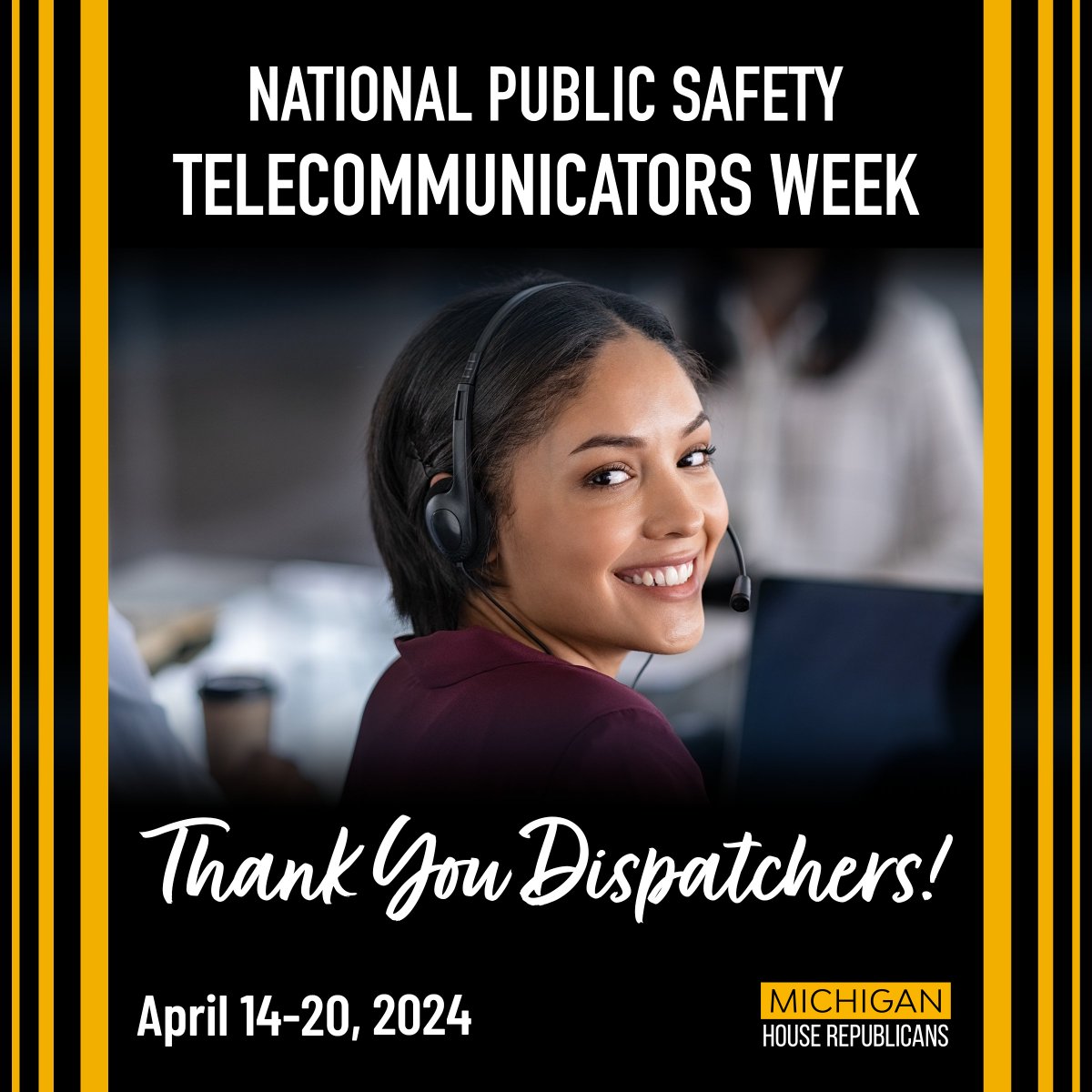 This week, we acknowledge and thank all public dispatchers who work behind the scenes to keep the community safe. #NationalPublicSafetyTelecommunicatorsWeek