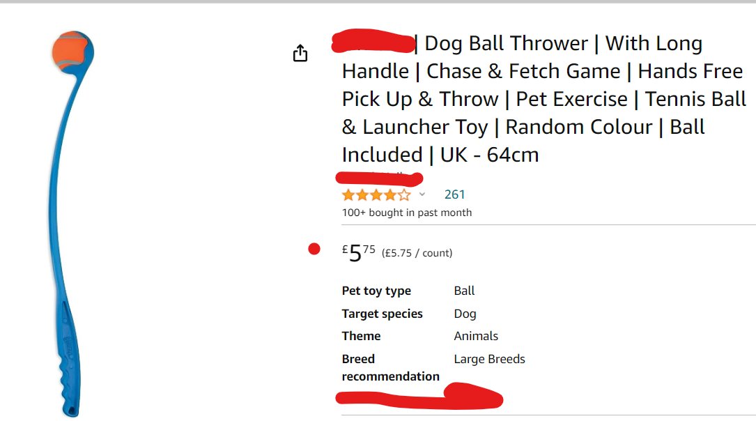 Many dog owners will continue to use 'ball throwers' like these, right throughout the year. They massively increase the damage that off-lead dogs create, when used near meadows, field edges, riverside walks & coastal paths. @southeastNT @WildlifeTrusts