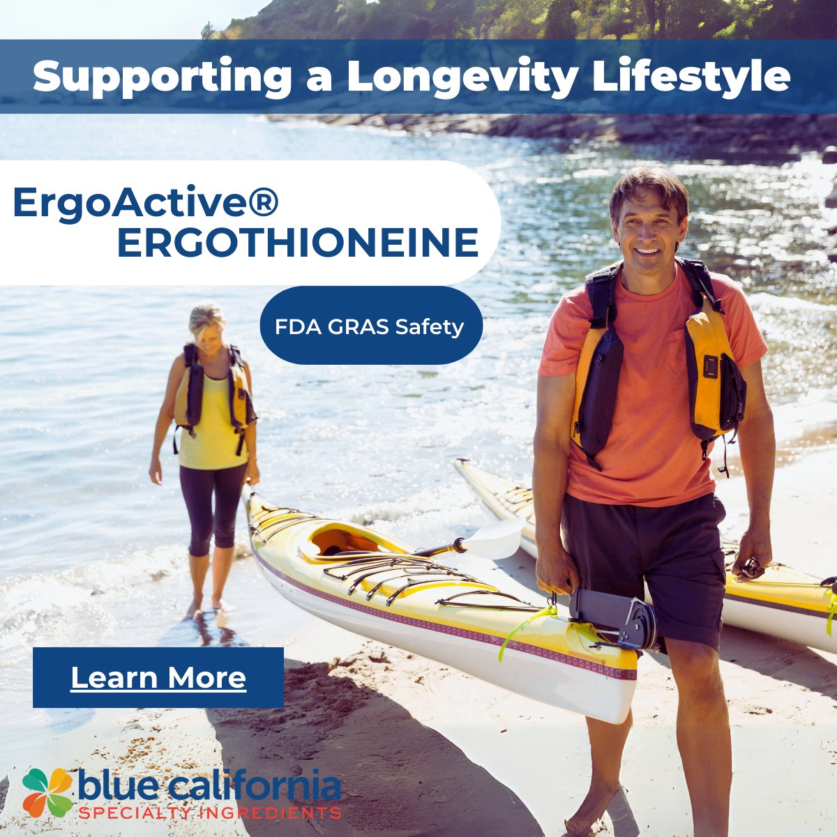 Support consumer #longevity #lifestyle with @BlueCal_Ing clinically supported brand of #ergothioneine, #ErgoActive. Learn More ⇢ bit.ly/3TQNLrE FMCG Gurus consumer insights revealed 58% of Global #nutrition consumers adopted a long-term approach to #health in 2023.