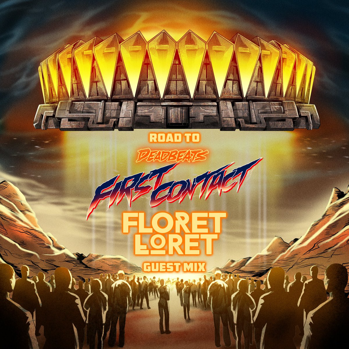 THE ROAD TO FIRST CONTACT! In just 10 DAYS, we will touch down at Hampton Coliseum for the very first time. To help make your journey smooth, @Floret_Loret has given us a special mix to get you hyped for the event of a lifetime🛸👽