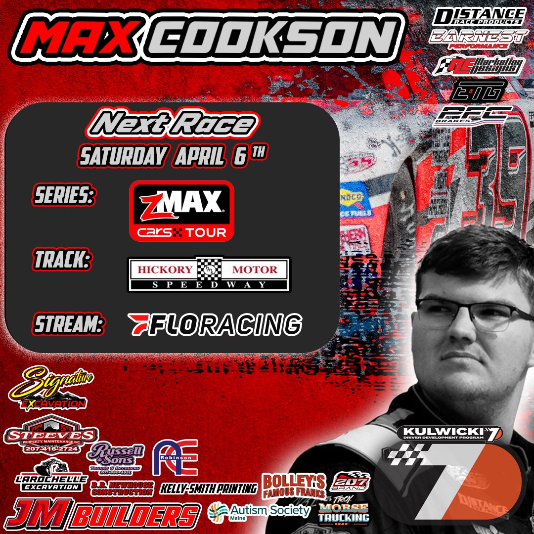 MaxJCookson's tweet image. Up next Hickory Motor Speedway @CARSTour  Tour PLM event this weekend! 

📅Fri: practice
Sat: Practice at 11A
Qualifying at 4:30P
Racing approx 7P

📺Can't be there? Watch live on @FloRacing! Let's aim for the podium again. Stay tuned for updates! #RacingSeason2024 #HickoryBound