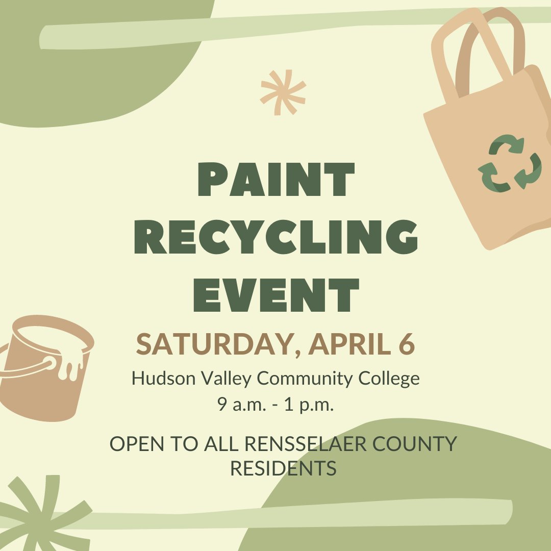 The City of Troy is excited to be partnering with Rensselaer County to help residents recycle unused paint materials. Read the full release here: ny-troy.civicplus.com/CivicAlerts.as…