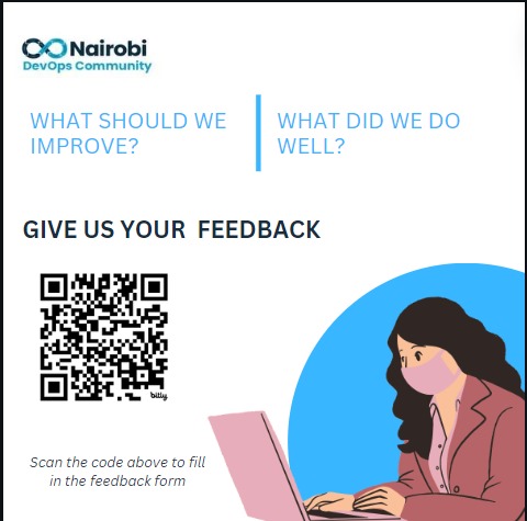 nairobidevops's tweet image. DevOps relies on continuous feedback, so does our community. We would like to invite you to give us your feedback so that we can serve you better. Kindly take a few minutes to fill the following feedback form
 bit.ly/4ag7F5m   #nairobidevops #nairobidevopscommunity