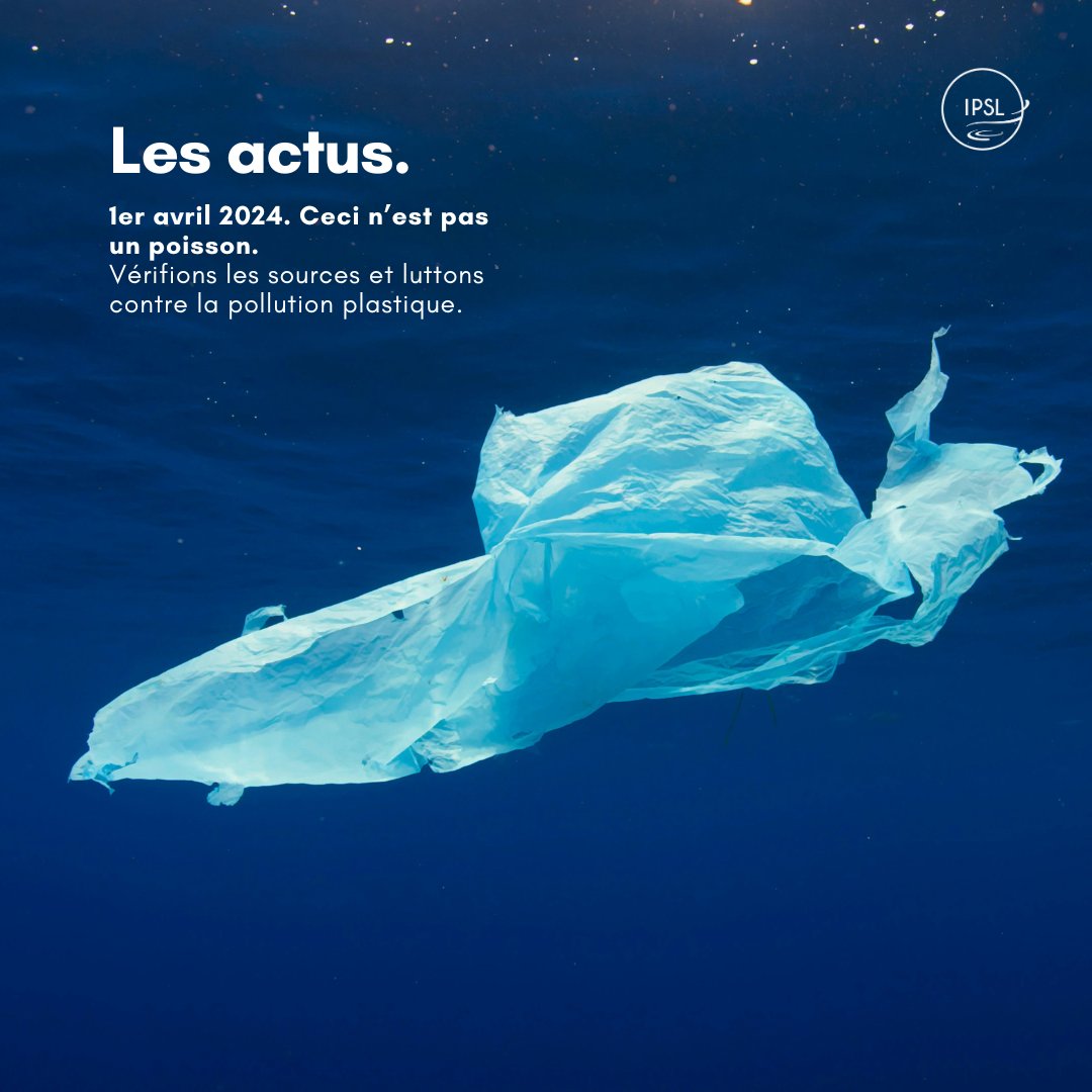 #LesActusIPSL 'Ceci n'est pas un poisson'. Vérifions nos sources et luttons contre la pollution plastique. 🌊🐠 #océan #ocean #mer #sea #PollutionPlastique #PlasticPollution #pêche #fishery #fishing #poisson #fish