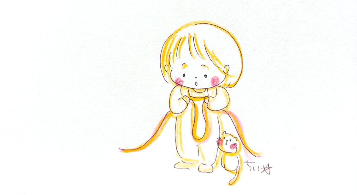 「糸は弛ませておくことも大切なこと。#心の糸 」|ちぃ☆のイラスト