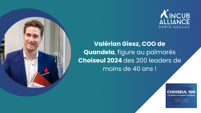 📢 #Alumni | Valérian Giesz, COO de <a href="/Quandela_SAS/">Quandela</a>, au palmarès #Choiseul2024 des 200 leaders de -40 ans, pour la 2ème année consécutive ! 
Ce classement met en avant la nouvelle génération de leaders dans divers domaines. 
Toutes nos félicitations ! 👏
urlz.fr/q6Nl