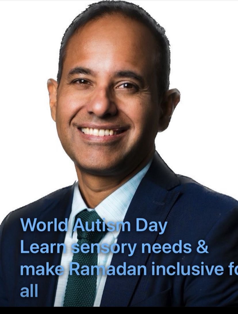 #WorldAutismAwarenessDay accommodate sensory needs of person with autism & make #Ramadan inclusive. Wearing earphones in mosques don’t equate to listening music, it could be to reduce hyper acoustic sensitivity @Autism @autismspeaks @AutismSociety @autcareandshare @AutismCapital