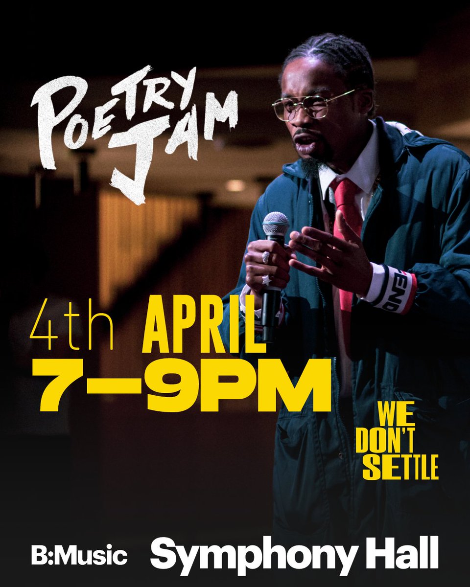 📜✨ We're back with another dose of poetic magic! Apologies for the short notice, but our monthly Poetry Jam is happening on April 4th. Don't miss out on a night filled with soul-stirring verses and expressive performances. get your ticket: bmusic.co.uk/book/instance/…