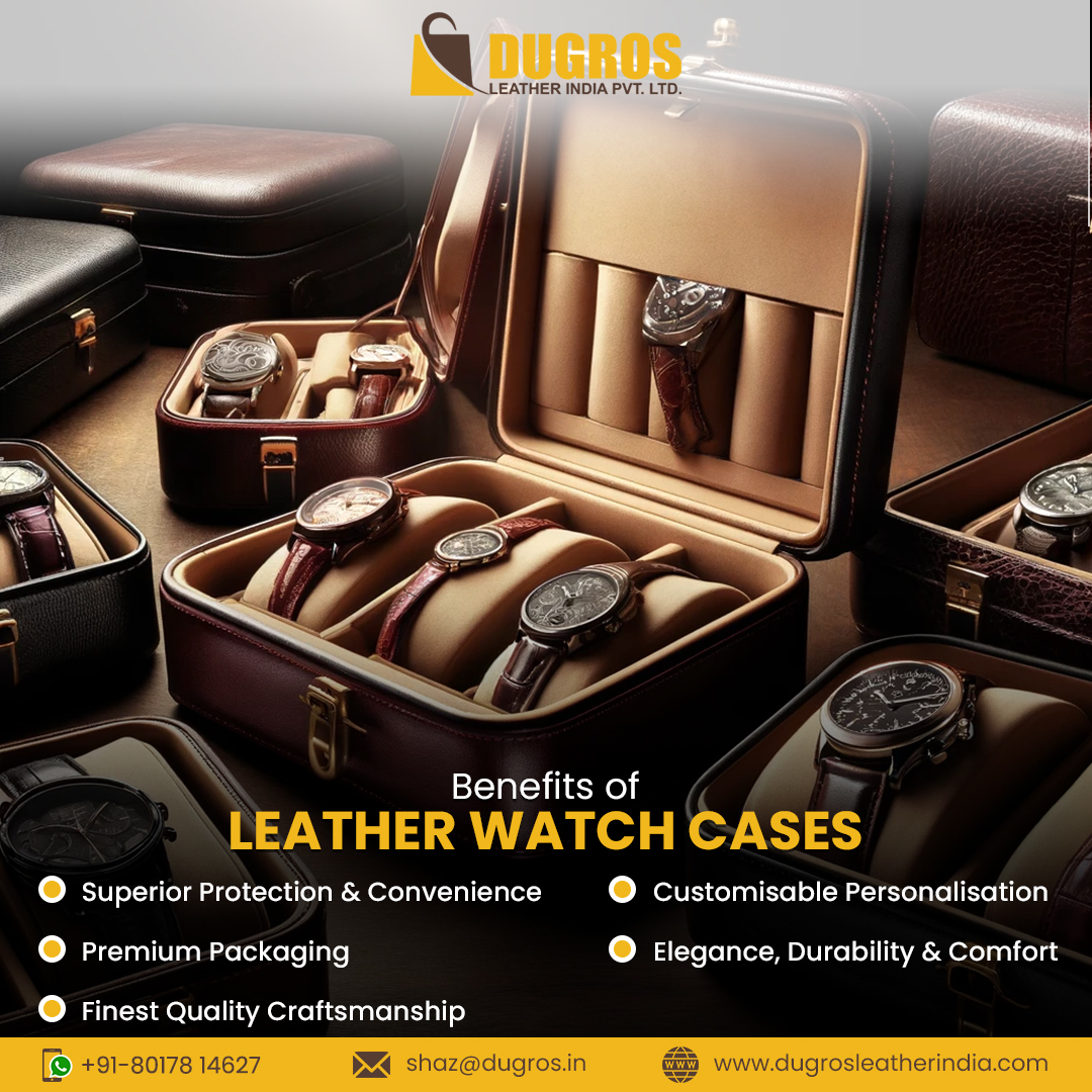 dugrosleather's tweet image. Experience superior protection &amp;amp; premium packaging with our #LeatherWatchCases. Crafted with finest quality for elegance, durability, &amp;amp; comfort. Upgrade your collection today!
visit- dugrosleatherindia.com/products/leath…

#dugrosleatherindia #leatherwatchbox #leatherwatchcases #watchcases