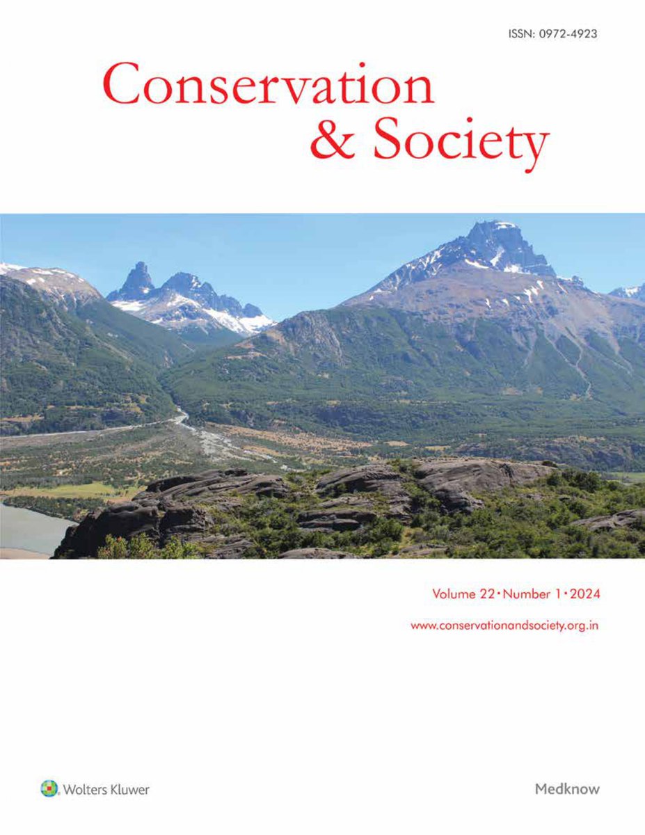 Vol 22 Issue 1 is now out with articles on settler ecologies from Kenya; participation, learning and environmental justice in India; a Sociological approach to charismatic species and more #consocsci #OpenAccess | rb.gy/ik5d0x